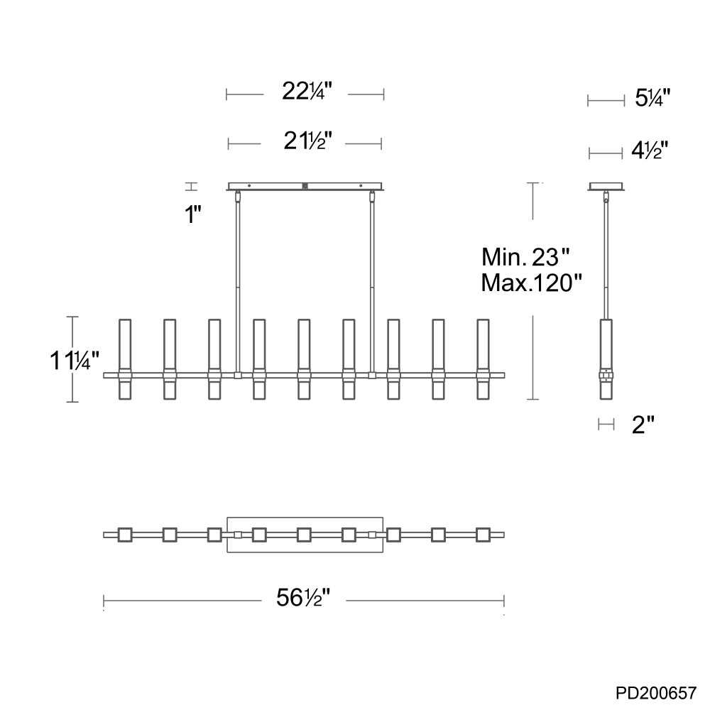 Cinaplex Linear Pendant