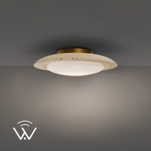 Modern Forms Canada FM264620-TWA-WV/AB - Saturno Flush Mount Light