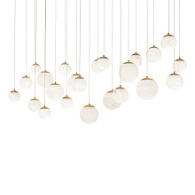 Modern Forms Canada PD-34423L-AB - Pisces Multilight Pendant Light