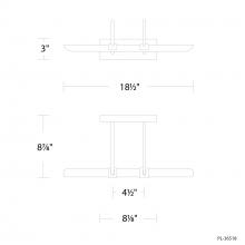 Modern Forms Canada PL-36518-30-BK - Ansel Picture Light