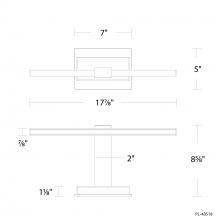 Modern Forms Canada PL-48518-40-BK - Inlet Picture Light