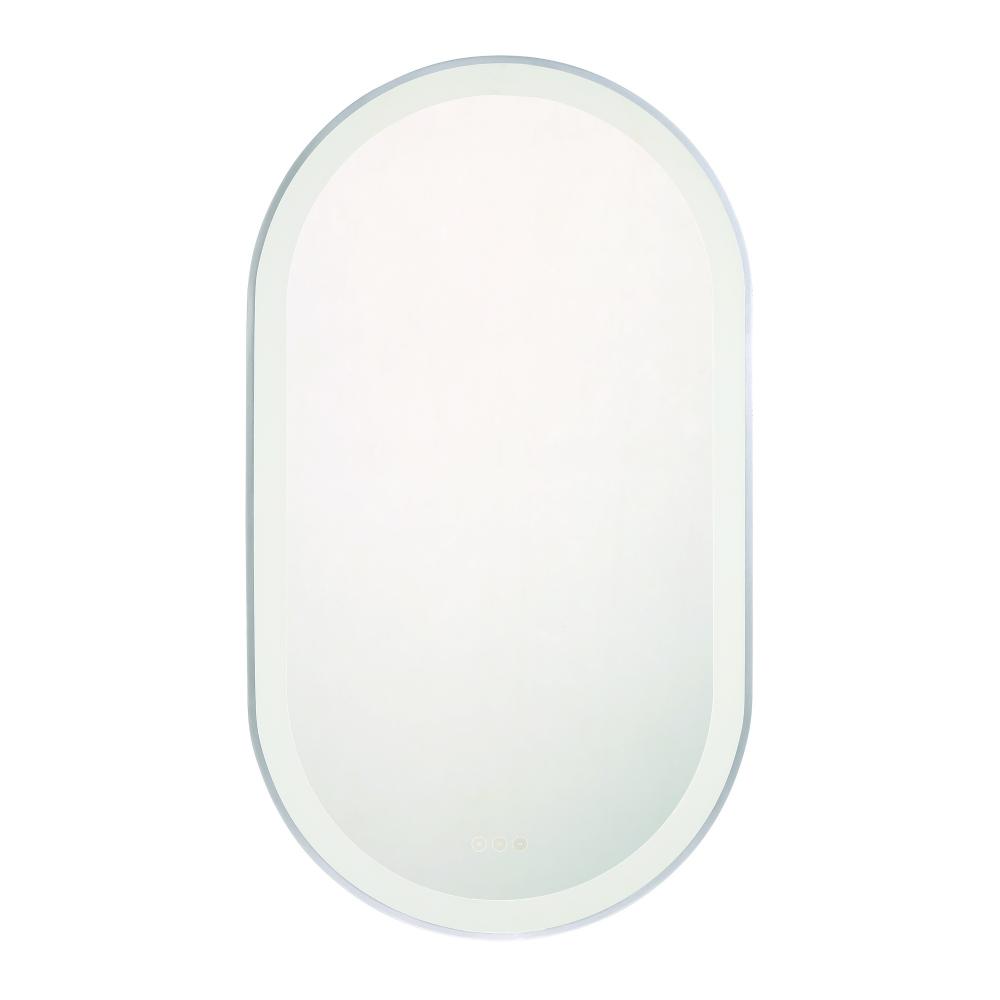 Sara 42" LED Mirror In Silver