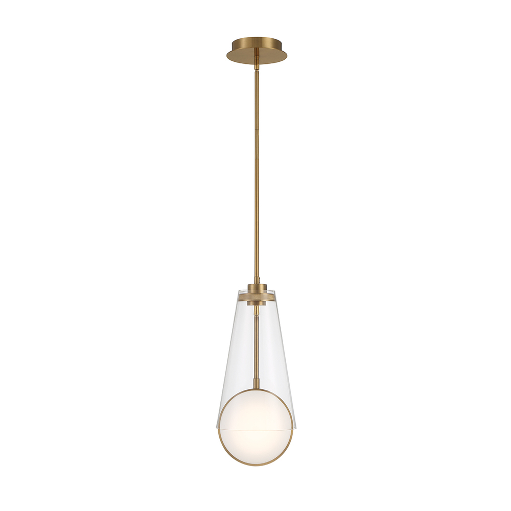 Solari 2 Light Pendant in Gold