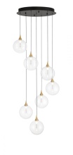 Eurofase 48928-014 - Iissa-Chandelier-7Lt-21In-GD-CL