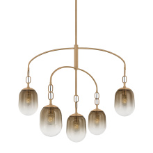 Troy F2542-PBR - HARVEY CHANDELIER