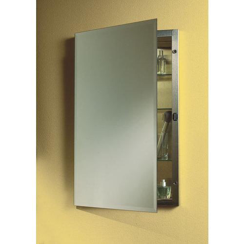 Specialty,  Recessed, 16 in.W x 26 in.H, Beveled Edge Mirror .