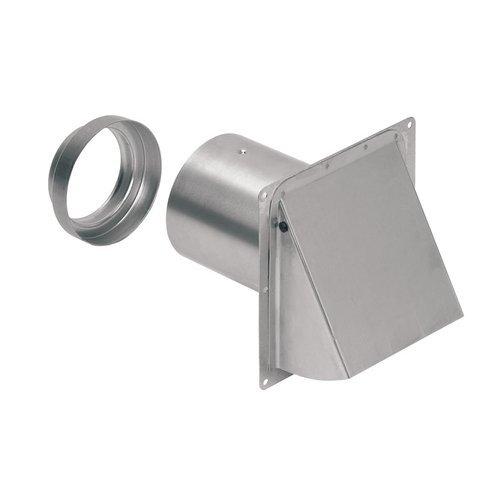 Wall Cap, Aluminum,  for 3 in. and 4 in. round duct