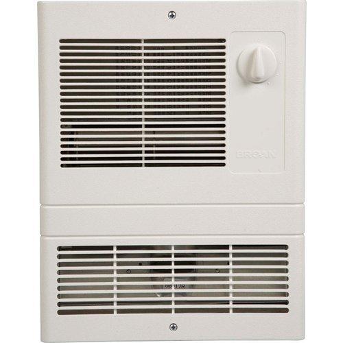 Wall Heater, High-Capactiy, 1000W Heater, White Grille, 120/240V.