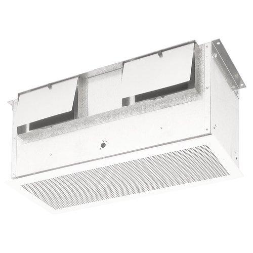 Ventilator; 1791 CFM Straight Through, 9.4 Sones; 1898 CFM Right Angle, 10.1 Sones. 120V.