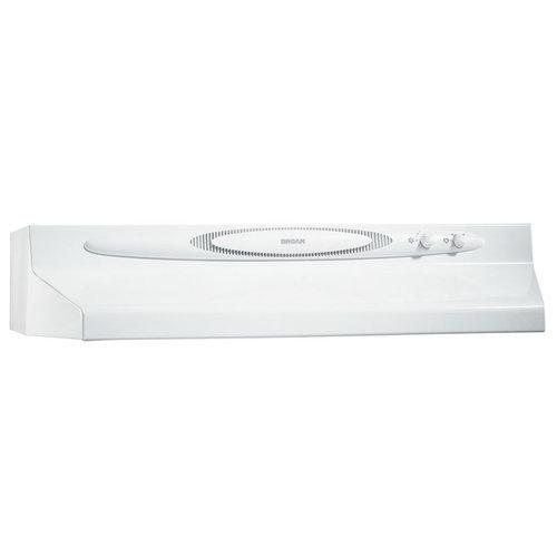 30 in., White-on-White, Under Cabinet Hood, 200 CFM.