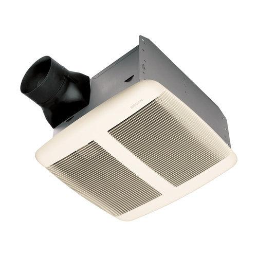 Ultra Silent Bathroom Fan, White Grille, 80 CFM.