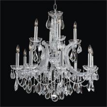 Glow Lighting 561AD12LSP-7C - Maria Theresa Pendant Chandelier