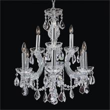 Glow Lighting 561LD9LSP-3C - Maria Theresa Pendant Chandelier