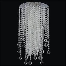 Glow Lighting 566BW4LSP-7C - Crystal Rain Wall Sconce