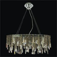 Glow Lighting 577MD4LSP-7C - Divine Ice Pendant Chandelier