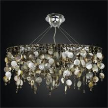 Glow Lighting 582SD4LSP-3C - Midnight Pearl Pendant Chandelier