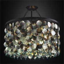 Glow Lighting 586HD26/24SP-9C - Black Magic Pendant Chandelier