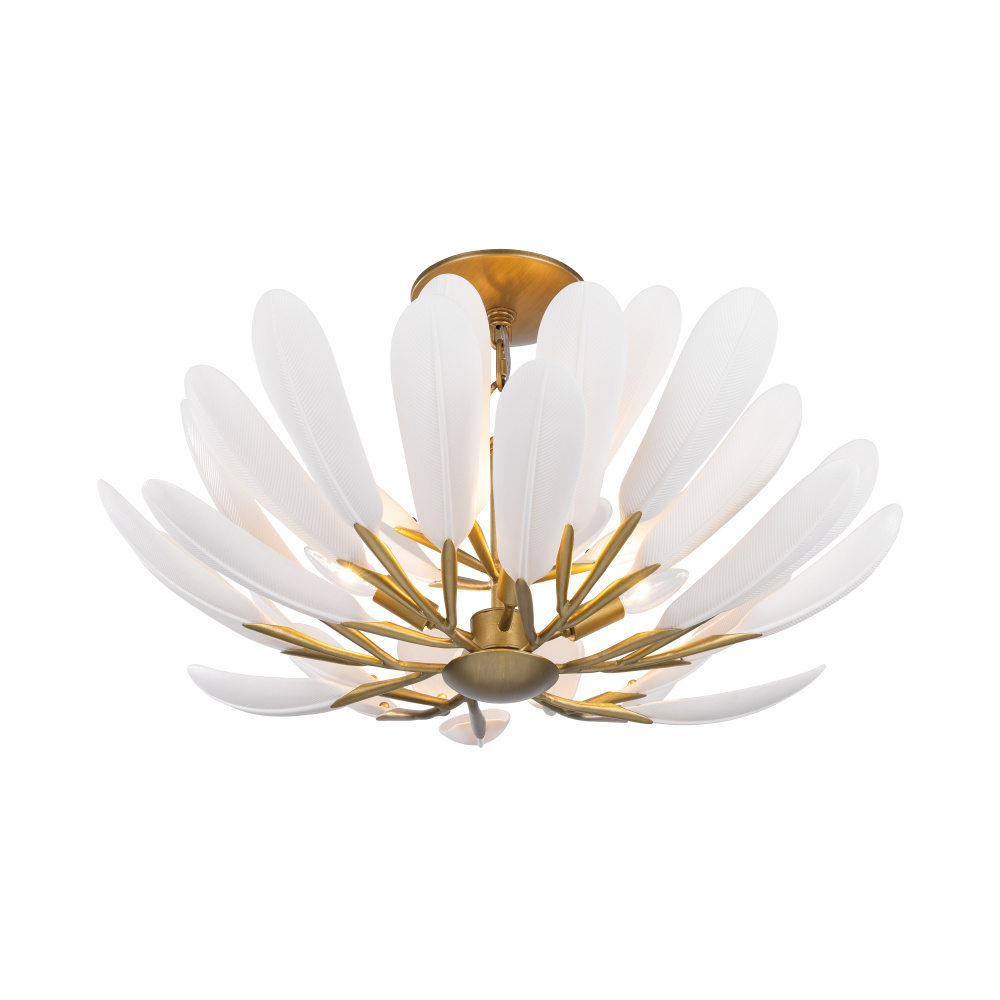 Vellinor 28" 4-Light Semi-Flush Mount