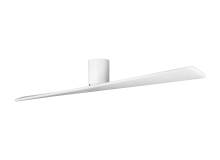 Visual Comfort & Co. Fan Collection 2PLSMH72RZW - Plank Smart 72 Hugger Ceiling Fan in Matte White with Matte White Blade