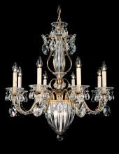 Schonbek 1870 1248-211R - Bagatelle 11 Light 120V Chandelier in Aurelia with Radiance Crystal