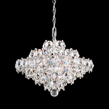 Schonbek 1870 BN1016N-401O - Baronet 8 Light 120V Pendant in Polished Stainless Steel with Optic Crystal