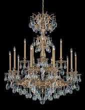 Schonbek 1870 5686-76H - Milano 15 Light 120V Chandelier in Heirloom Bronze with Heritage Handcut Crystal