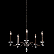 Schonbek 1870 MD1005N-40H - Modique 5 Light 120V Chandelier in Polished Silver with Clear Heritage Handcut Crystal