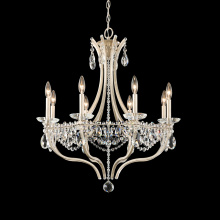 Schonbek 1870 S77508-22H - Adley 8 Light 120V Chandelier in Heirloom Gold with Clear Heritage Handcut® Crystal