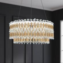 Schonbek 1870 S8124-22O - Tahitian 25IN LED 3000K/3500K/4000K 120V-277V Pendant in Heirloom Gold with Optic Crystal