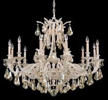 Schonbek 1870 6952-22S - Sophia 12 Light 120V Chandelier in Heirloom Gold with Clear Crystals from Swarovski