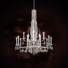 Schonbek 1870 RS8415N-22H - Siena 17 Light 120V Chandelier in Heirloom Gold with Clear Heritage Handcut Crystal