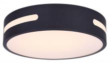 Canarm CL-19-13-BK - LED Flush Mount, CL-19-13-BK, 13" MBK Color, 24W LED (Integrated), 3000K 4000K 5000K, 14400 Lume