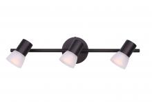 Canarm IT517A03ORB - HUDSON, IT517A03ORB, 3 Lt Track, Frosted Glass, 60W A15 or R16, 23 IN W x 5 IN H