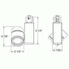 Juno T381L 27K 90CRI PDIM SP BL - Track Head