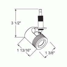 Juno TQJ114 G2 35K 80CRI FL BL - Track Head