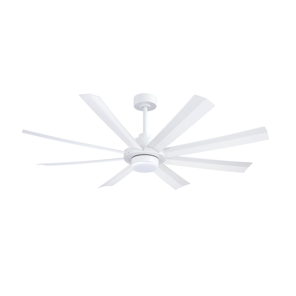 Venn 60 in. White Ceiling Fan