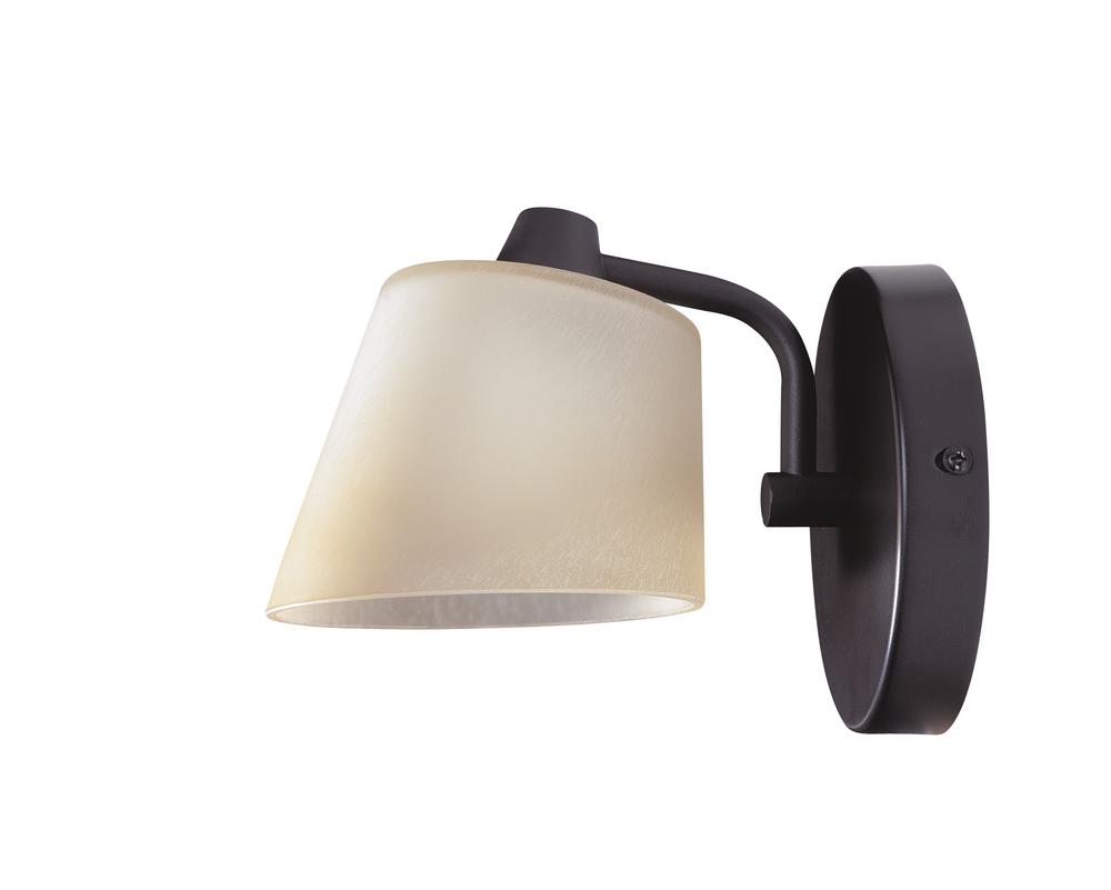 One Light Oil Rubbed Bronze Wall Light