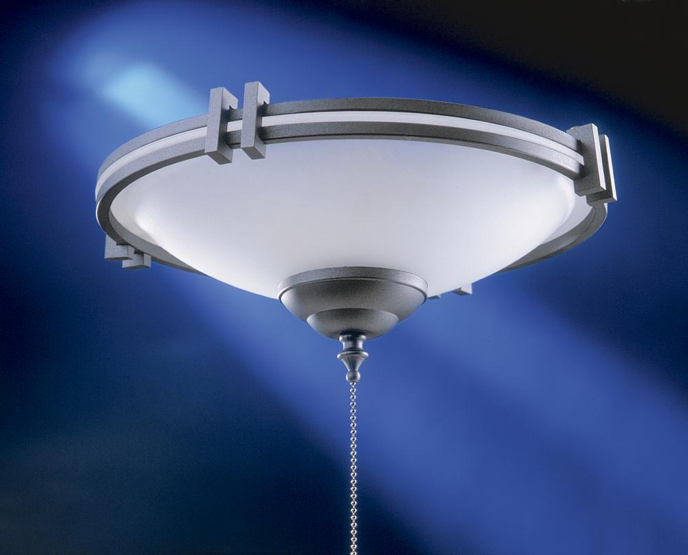 Three Light Natural Iron Fan Light Kit