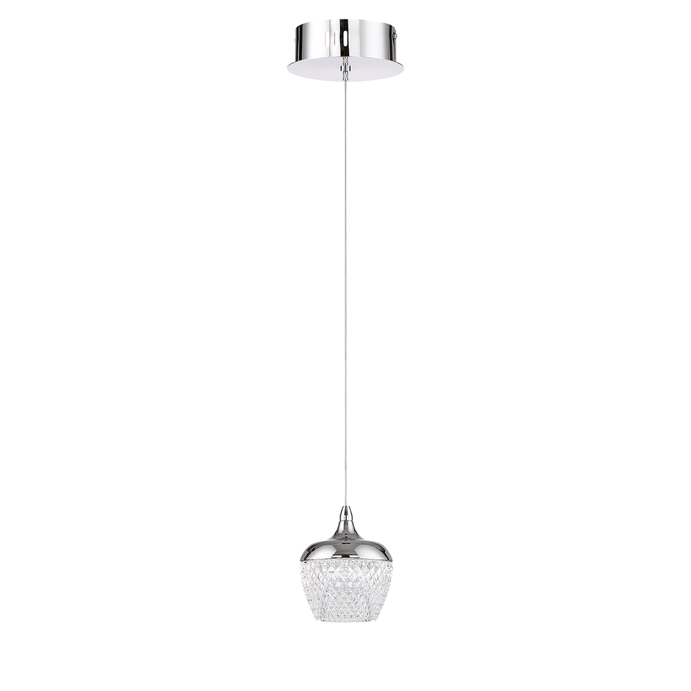 ARIKA series 5 Watt Black Stainless Integrated LED 1-Light Pendant