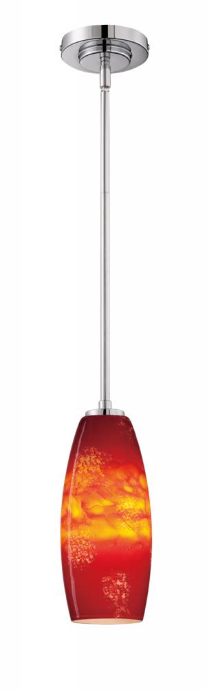 Cylinder Glass - Sunfire Red