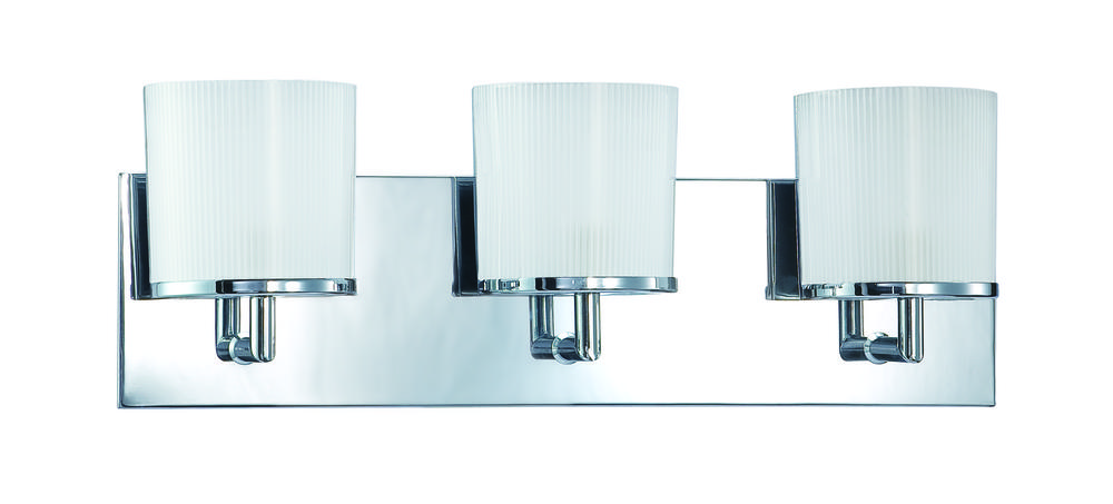 Three Light Chrome Vanity