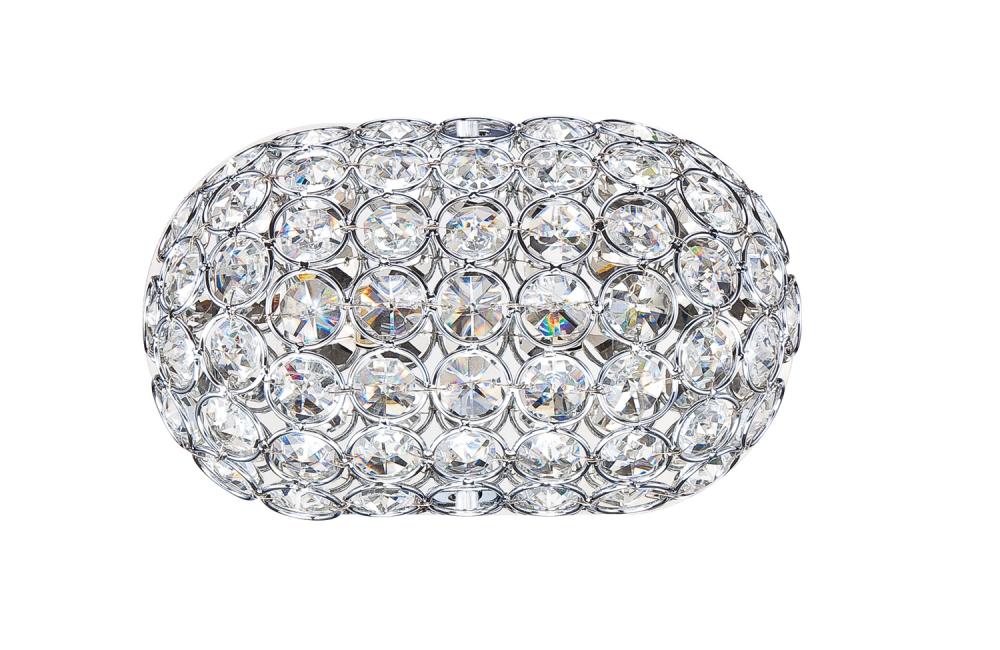 VENETIA series 2-Light Chrome Bath Light