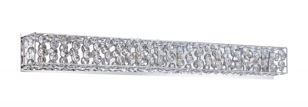 PALAZZO series 6-Light Chrome Bath Light