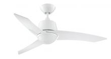 Kendal AC19544-WH - Scimitar 44 in. White Ceiling Fan