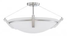 Kendal FFP07POB-04SN/WH - Semi Flush Fixture