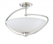 Kendal FFP770-3L-PN - Semi Flush Fixture