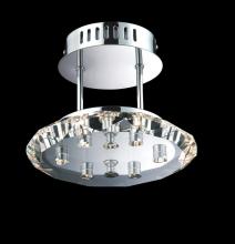 Kendal HSF15004-CH - 6 light Crystal Semi-Flush