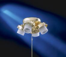 Kendal LK4CL-PB - Four Light Polished Brass Fan Light Kit