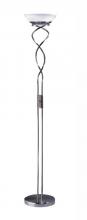 Kendal TC4027-SN - TWIST series 72 in. Satin Nickel Torchiere Floor Lamp