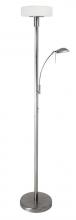 Kendal TC4051-SN - Two Light Satin Nickel Floor Lamp